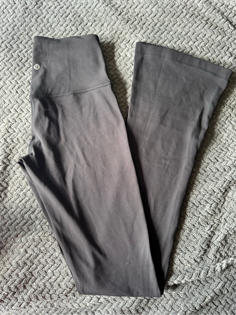 lululemon athletica Black High-Rise Flare Leggings
